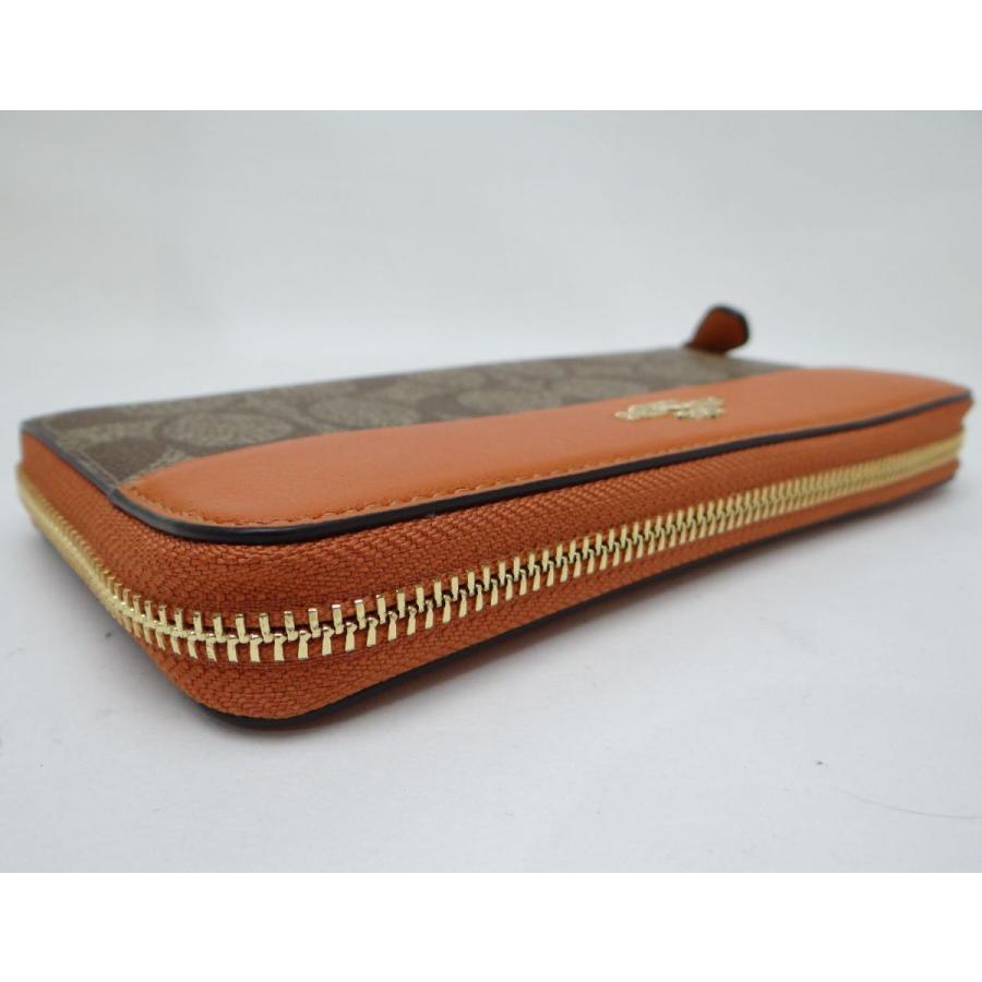 COACH コーチ 76873 シグネチャー PVC ラウンドファスナー長財布 COACH コーチ 76873 シグネチャー PVC ラウンドファスナー長財布
