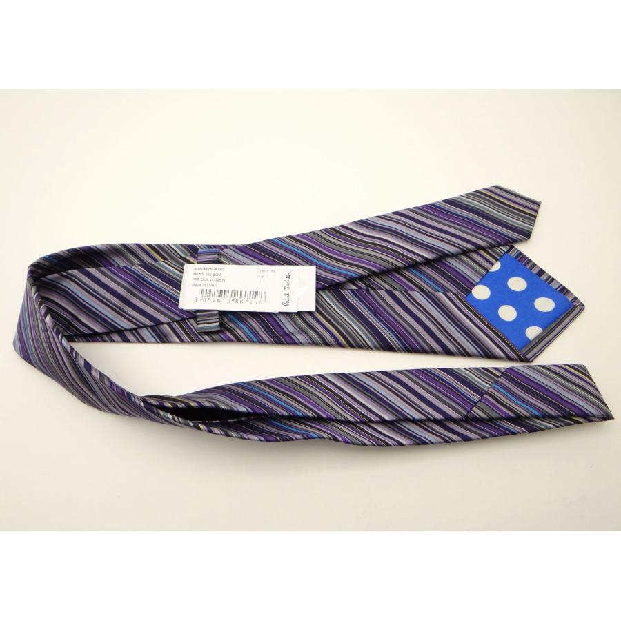 Paul Smith（ポール・スミス） ストライプ柄 シルク100% ネクタイ