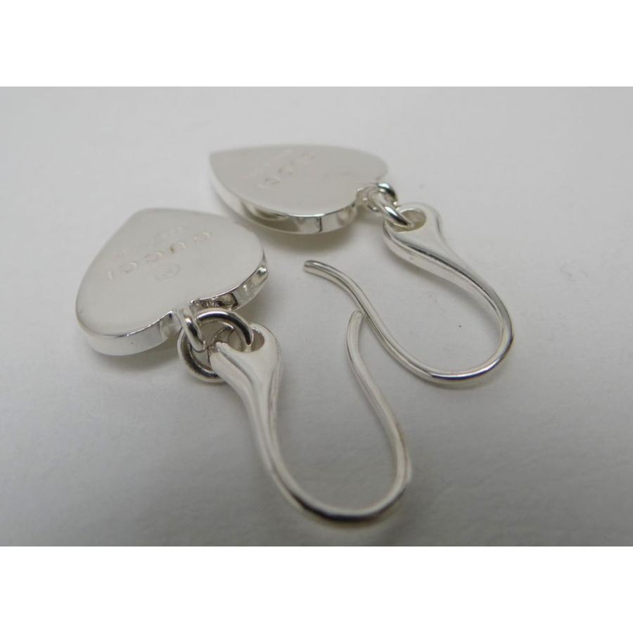 GUCCI（グッチ） スウィング ハート ピアス シルバー SV925＜USED