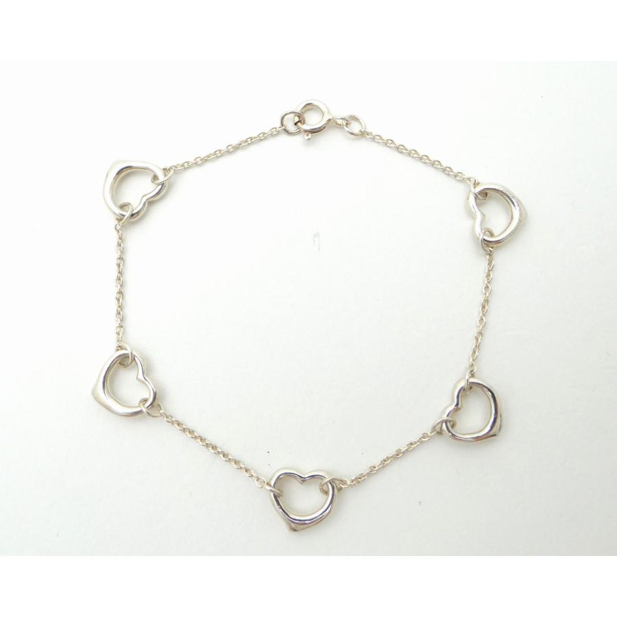 TIFFANY&Co.（ティファニー） オープンハート ブレスレット 17cm SV925