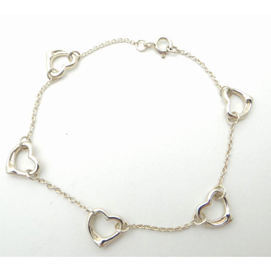 TIFFANY&Co.（ティファニー） オープンハート ブレスレット 17cm SV925