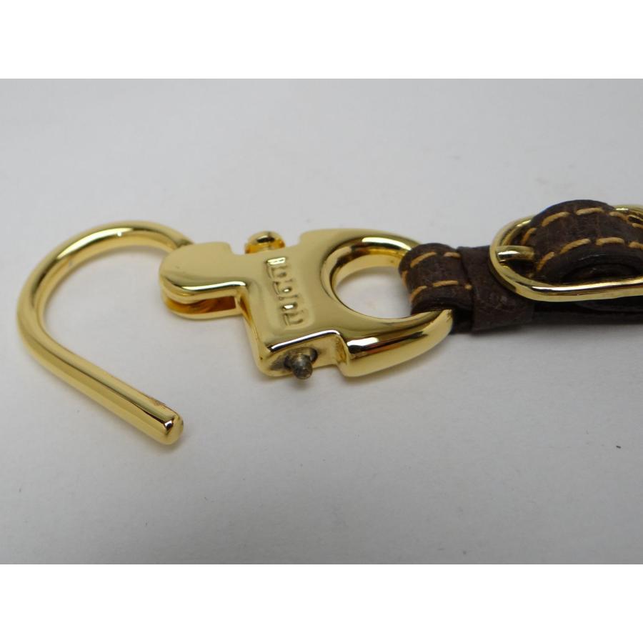 GUCCI グッチ オールドグッチ GG シェリー レザー キーホルダー