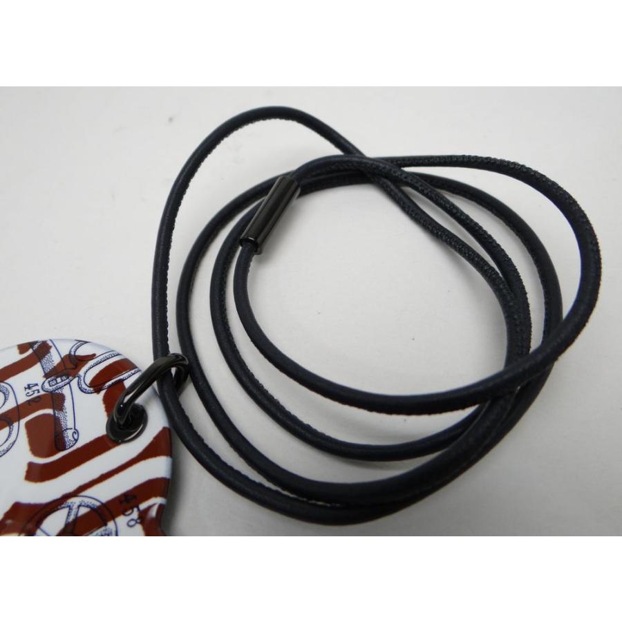 HERMES エルメス タッタソール PM エナメル ネックレス HERMES エルメス タッタソール PM エナメル ネックレス