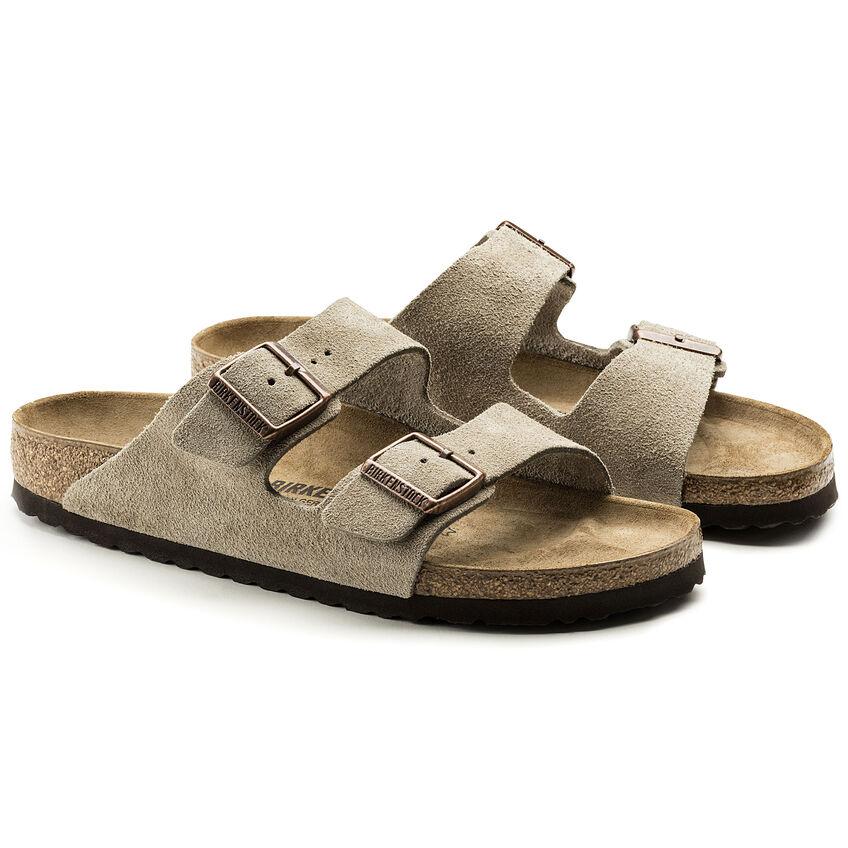 【美品】BIRKENSTOCK アリゾナ スエード トープ 39 25cm BIRKENSTOCK（ビルケンシュトック） アリゾナ スエードレザートープ