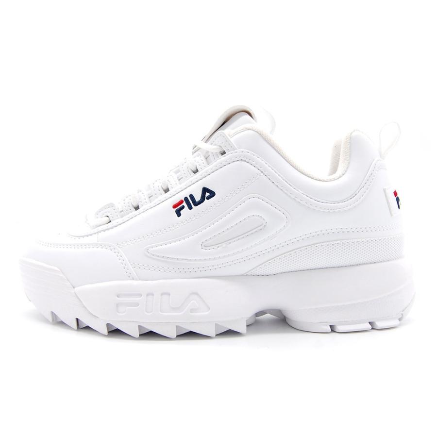 フィラ ディスラプター 2 FILA DISRUPTOR2 ホワイト WWT メンズ レディース スニーカー 白 厚底 プラットフォーム F05400001｜bostonclub