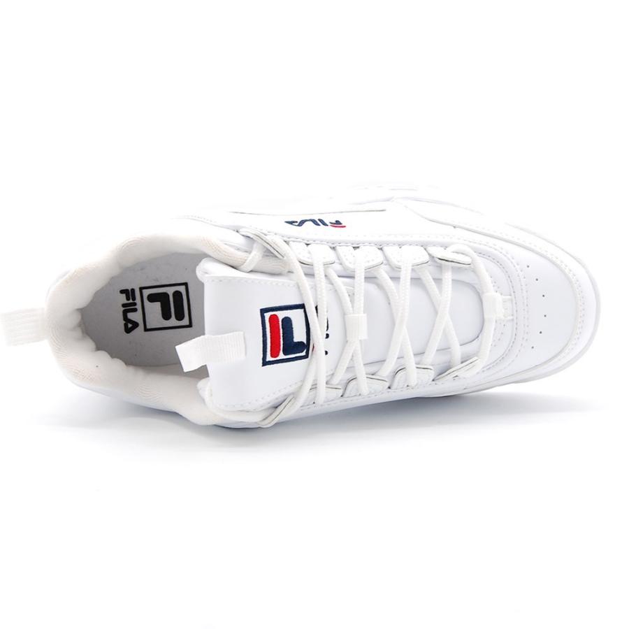 フィラ ディスラプター 2 FILA DISRUPTOR2 ホワイト WWT メンズ レディース スニーカー 白 厚底 プラットフォーム F05400001｜bostonclub｜05