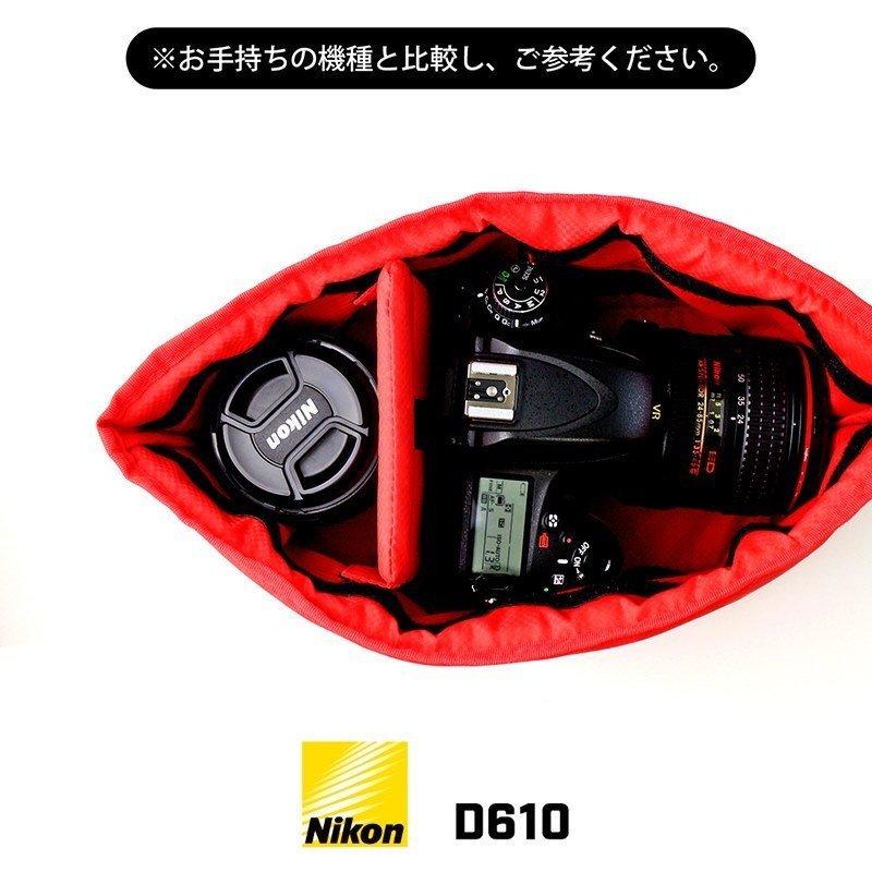 カメラケース 巾着 インナーバッグ 一眼レフ ミラーレス カメラバッグ