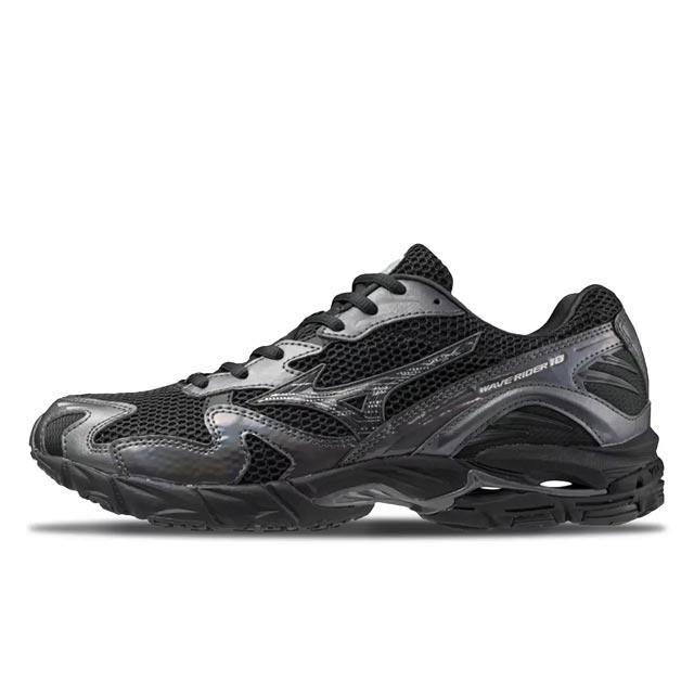 MIZUNO（ミズノ） MIZUNO WAVE RIDER 10 ブラック×ブラック×メタリック 