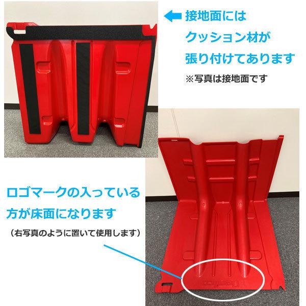 6個セット 樹脂製止水パネル Stop Tap ストップタップ 小型軽量タイプ 幅70.5×高さ52.8×奥行68cm 止水板 土のう_7