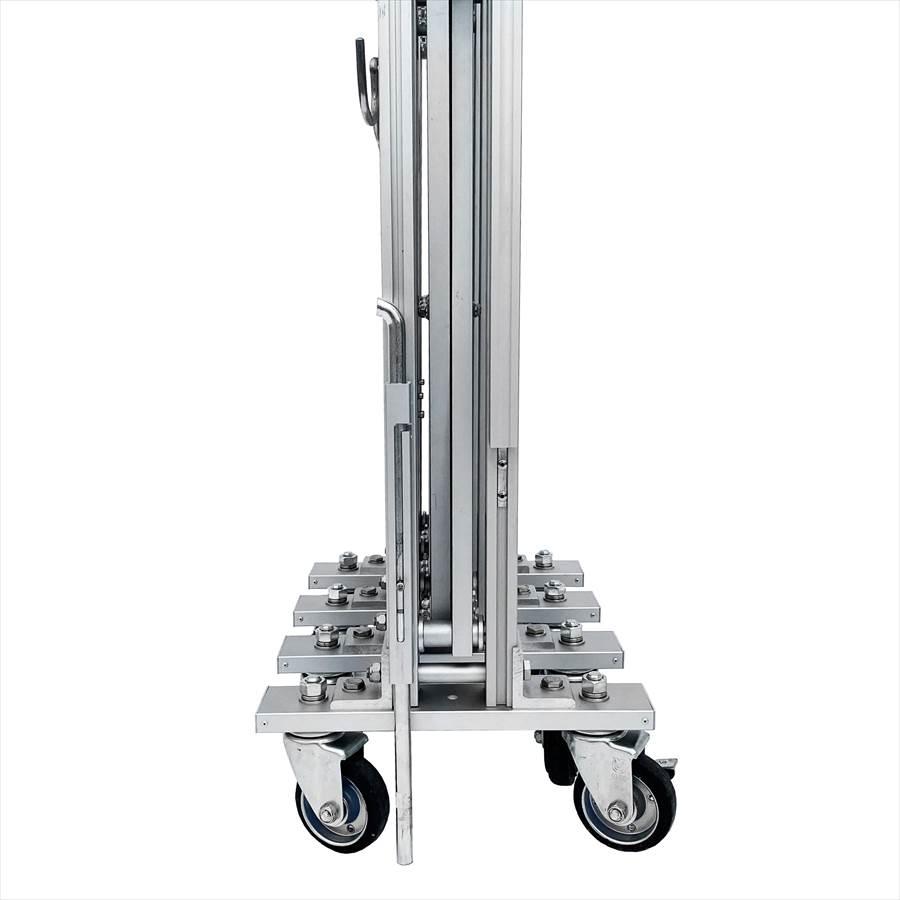 本日発送不可 EXG2040 アルミ キャスターゲート W4.5m×H2.0m 門扉 ラティス フェンス
