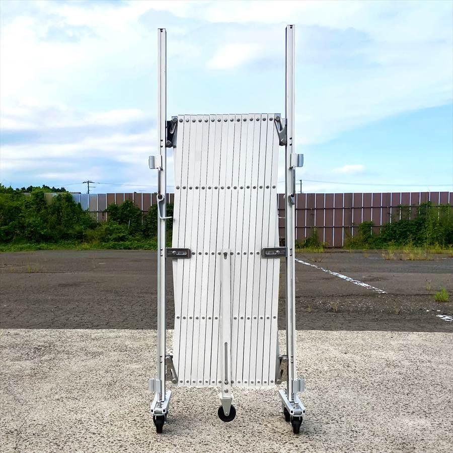 アルミゲート HXG-1260 幅6.2m×高さ1.6m 片開き 傾斜地対応 伸縮 アルミゲート HXG-1260 幅6.2m×高さ1.6m 片開き 傾斜地対応 伸縮