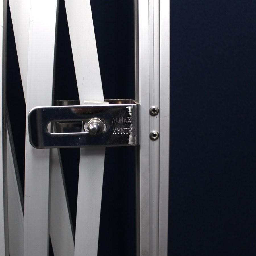 伸縮門扉 門扉 フェンス アルミゲート EXG1240 両開き 2台セット