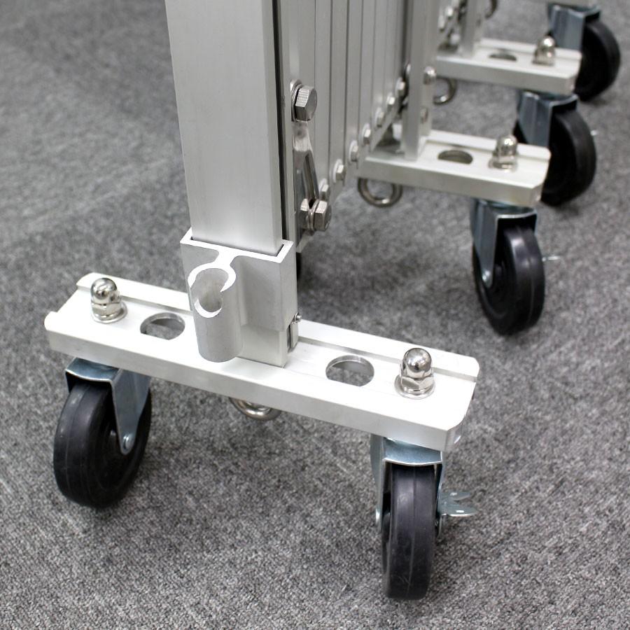 伸縮門扉 門扉 フェンス アルミゲート EXG2040 両開き 2台セット