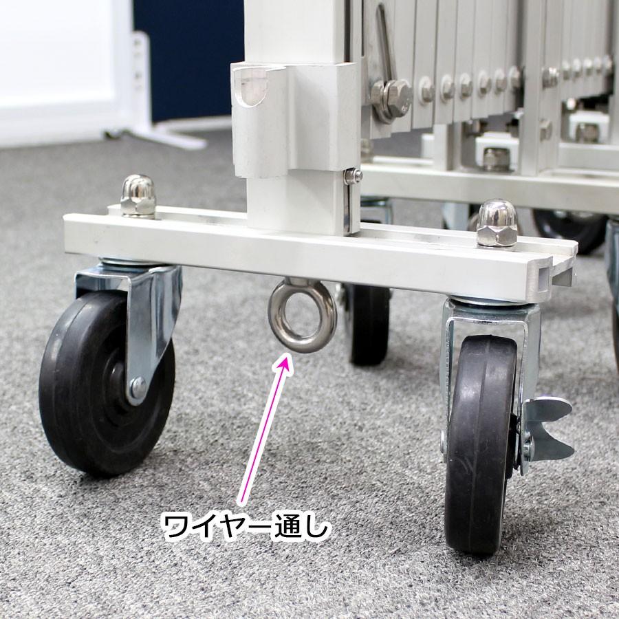 アルミ門扉、台車用、多目的キャスター新品 伸縮門扉 門扉 フェンス アルミゲート EXG2070 両開き 2台セット