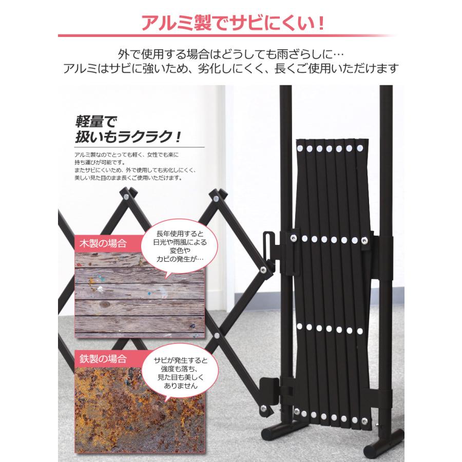 バタフライゲート ペットゲート フェンス 幅150cm×150cm 高70cm アルミフェンス ラティス ゲート 犬 ドッグラン 目隠し ペットフェンス サークル 猫 SXG0730_15