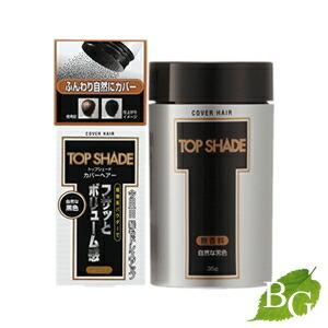 トップシェード 柳屋 カバーヘアー (自然な黒色) 35g 【 爆買