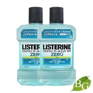 薬用 リステリン クールミント ゼロ (マウスウォッシュ/洗口液) 1000mL×2本セット｜botanic-garden