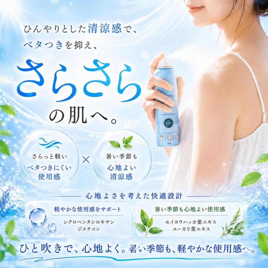 Natural Way 日焼け止めスプレー SPF50+ PA++++ 日焼け止め スプレー UV ミスト UVカット 紫外線 UVスプレー SPF50＋