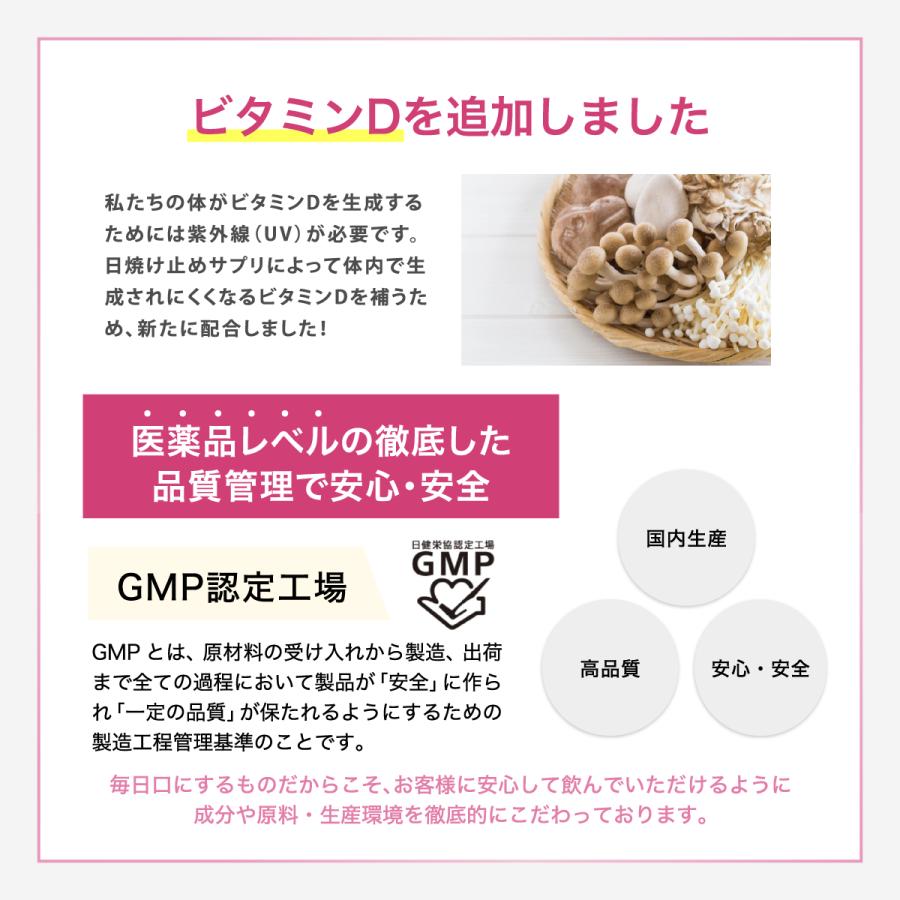 大特価/賞味期限6月末まで】 紫外線 サプリ 飲む 太陽 刺激から 肌を