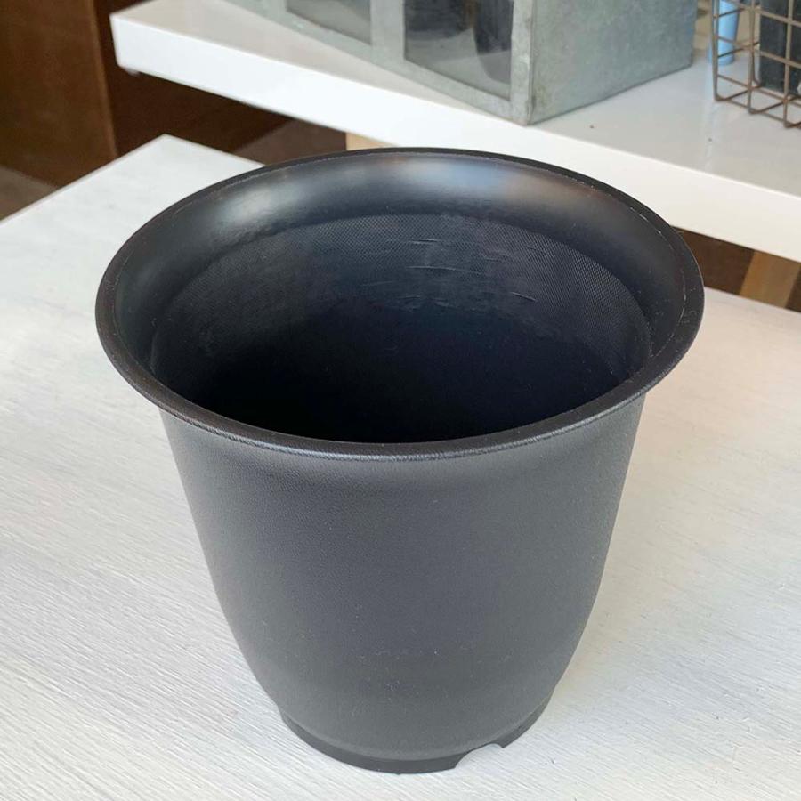 プラスチック鉢 Bo 6号 (ブラック/黒) : Botanique Yahoo!ショッピング