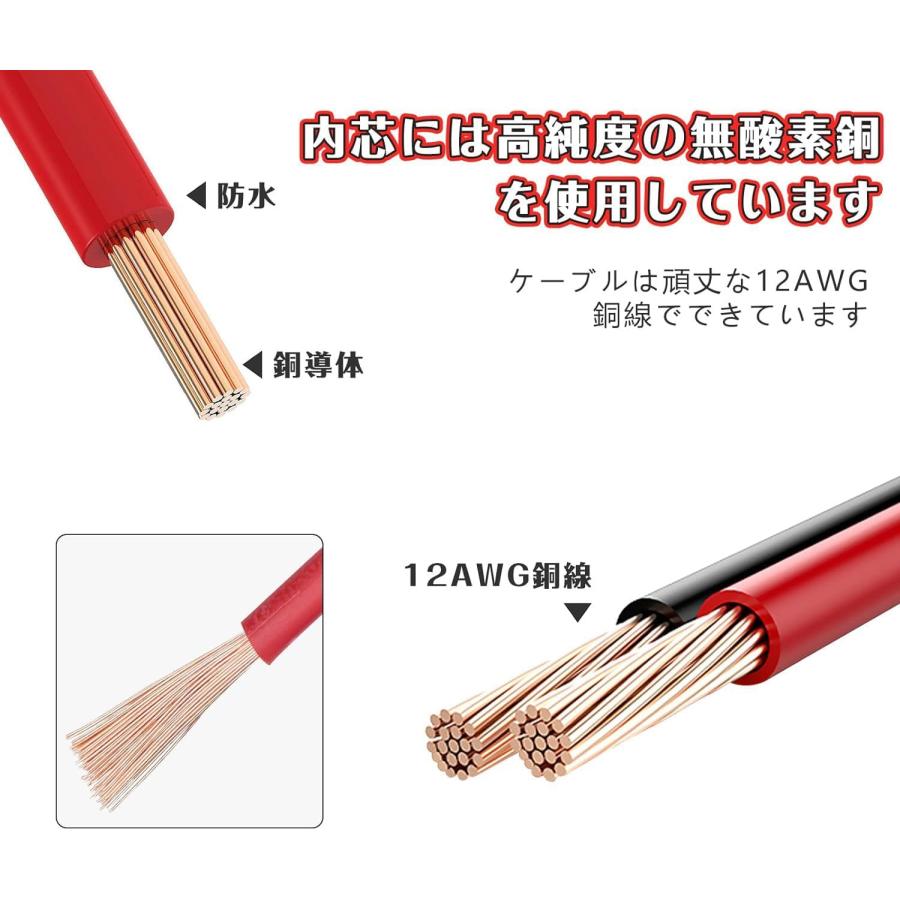 BOEN] 12AWG 1m 30Aアンダーソン anderson powerpole変換アダプター