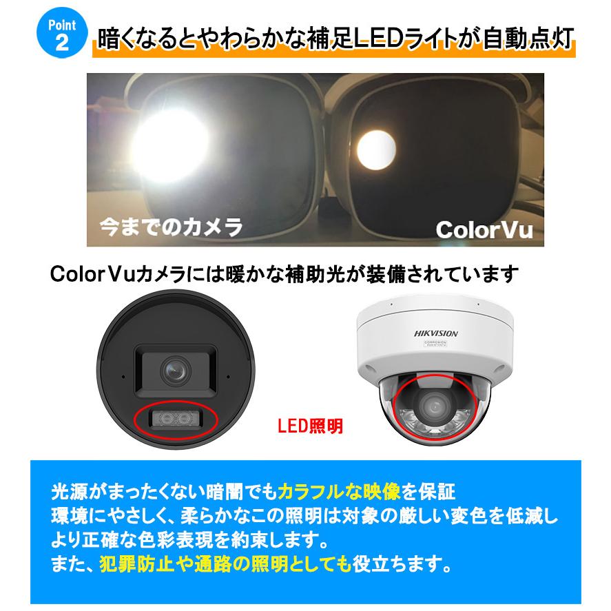 HIKVISION（ハイクビジョン） 【3年保証】防犯カメラ 屋内屋外 4K