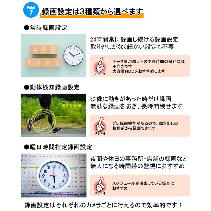 防犯カメラ低価格セット 9〜16台 HIKVISION(ハイクビジョン) 500万画素