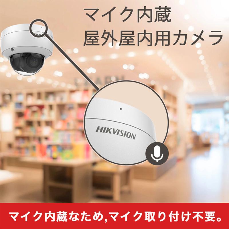 HIKVISION（ハイクビジョン） 防犯カメラ DS-2CD2123G2-IU 屋内屋外