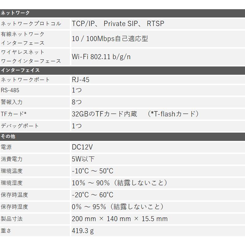 【限定値下げ】サーマルカメラ専用モニター DS-KC001｜DS-K1T341BMWI-T・DS-K1TA70MI-T対応 HIKVISION（ハイクビジョン）｜送料無料｜あすつく対応_7