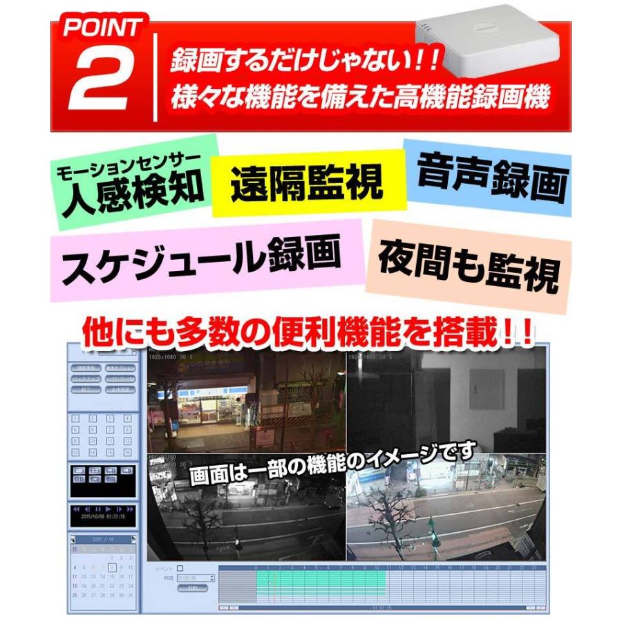 HIKVISION 防犯カメラ 243万画素 屋外屋内 4台セット 家庭用 HIKVISION 防犯カメラ 243万画素 屋外屋内 4台セット 家庭用