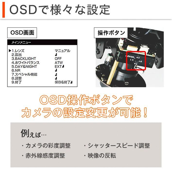 AHDカメラ　屋外対応220万画素　赤外線搭載カメラARUCOM 未使用品 防犯カメラ AHD 監視 屋外 220万画素 赤外線 PoC ワンケーブル ドーム