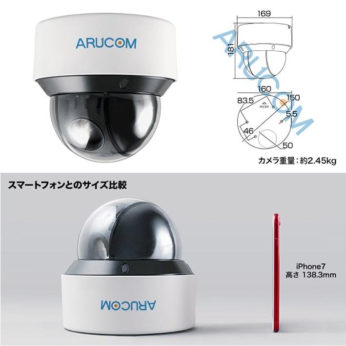 防犯カメラ IP 屋外 PoE PTZ パンチルトズーム ネットワーク 監視 約