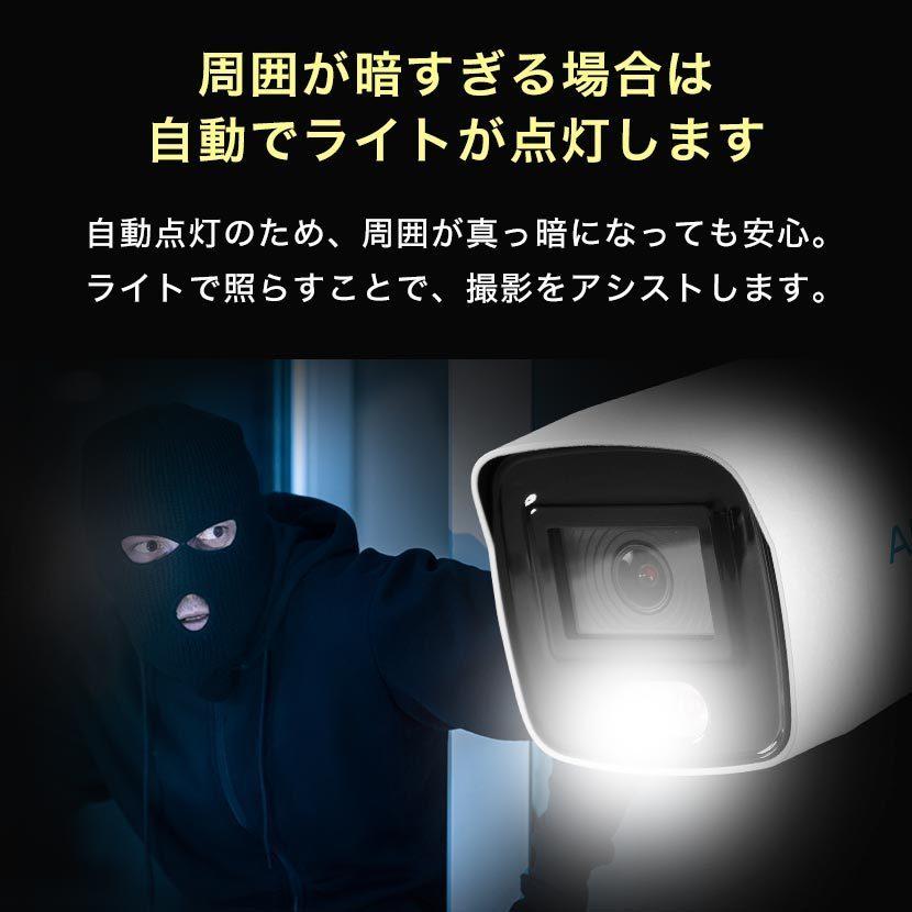 防犯カメラセット 屋外 屋内 HD レコーダー ネットワーク IP PoE