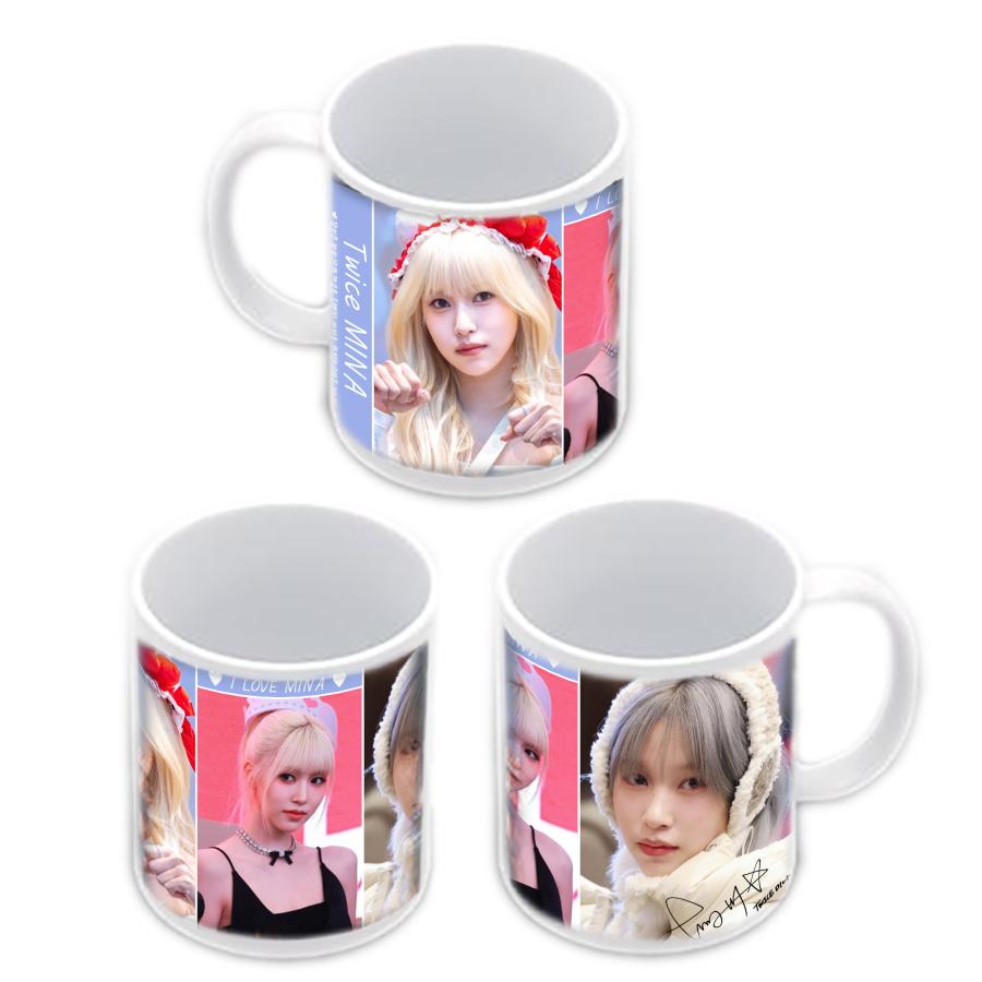 ミナ トゥワイス ワンス TWICE マグカップ 韓流グッズ cup20250408-11
