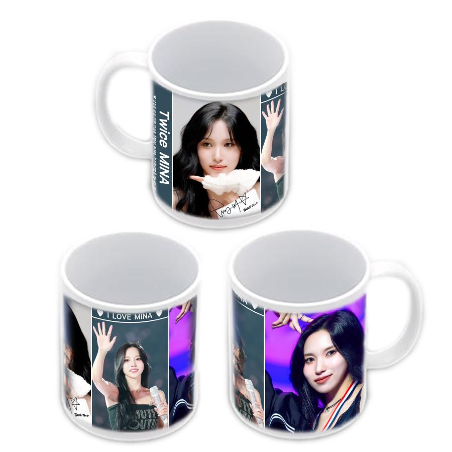 twice pop up ストア マグカップ& マグカップ キャップ　ミナ ミナ トゥワイス ワンス TWICE マグカップ 韓流グッズ cup20250408-12