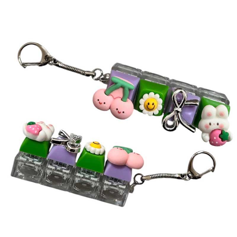 キーボードキー キーキャップ キーリング 韓国雑貨 クリック感が楽しい