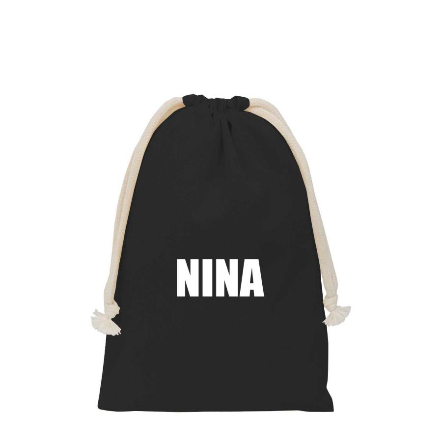 名入れ 名前入り A5サイズ ポーチ 巾着ポーチ オーダーメイド 家族