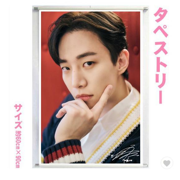 ジュノ イ・ジュノ 2PM 60cm×90cmサイズ タペストリー 韓国お取り寄せ