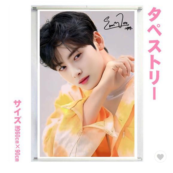 チャウヌタペストリー1〜 ASTRO チャウヌ chaeunwoo アストロ 60cm×90cmサイズ タペストリー tape4