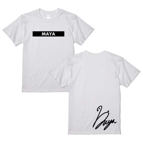 マヤ MAYA NiziU ニジュ ロゴTシャツ 男女兼用Tシャツ Tシャツカラー