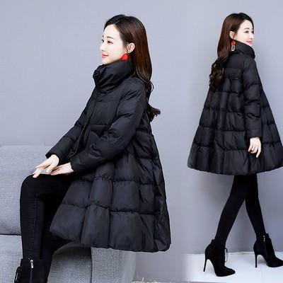 上質で快適 ハイウエスト フェミニン ダウンコート 脚長効果 ワンピ風 ドレス 大人可愛い 小さいサイズ 大きいサイズ レディース アウター 激安の Www Aqtsolutions Com