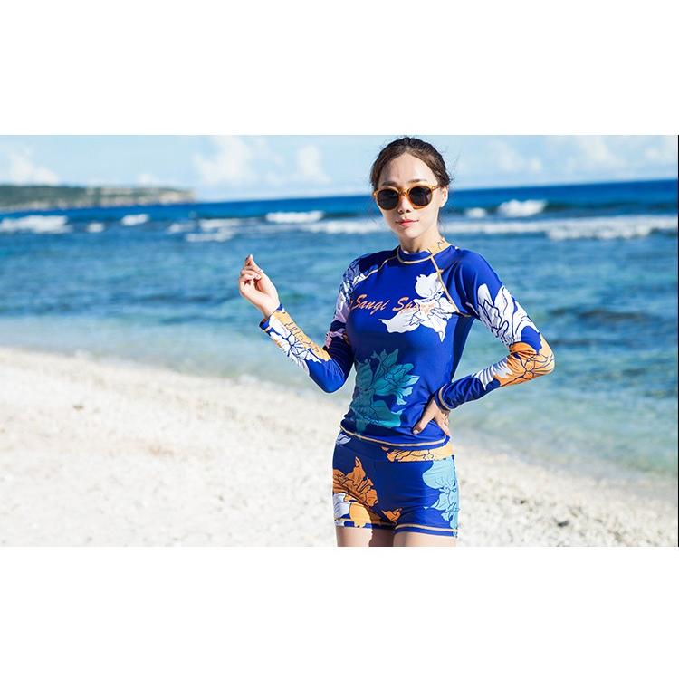 水着 ラッシュガード レディース ファッション スリム オシャレ 可愛い 長袖 日焼け止め 日焼け防止 韓国 Cnalbs Bouquet 通販 Yahoo ショッピング