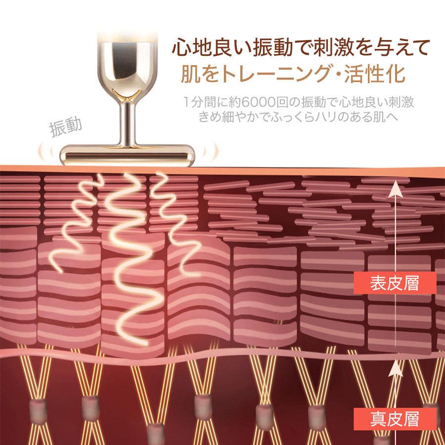 電動美顔ローラー 美顔器 24Kゴールド エステ スキンケア