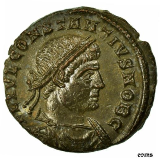 オリジナル  【品質保証書付】 A Arles, Nummus, II, Constantius Coin, [#61025] PCGS NGC アンティークコイン 記念メダル