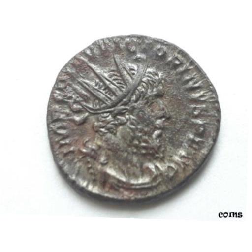 人気を誇る Victorinus PCGS NGC アンティークコイン 【品質保証書付】 A.D.269-271 Antoninianus silvered AE 記念メダル