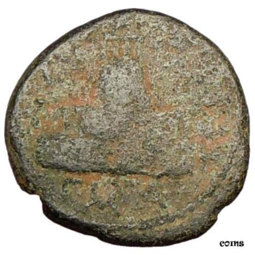 有名ブランド NGC アンティークコイン 【品質保証書付】 PCGS Authent Rare Temple Zeugma 138AD PIUS ANTONINUS 記念メダル