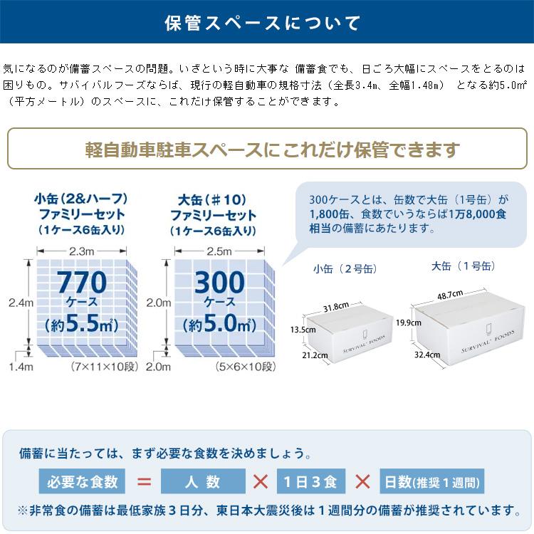 非常食セット サバイバルフーズ バラエティセット 大缶 6缶 約60食相当 5種 チキンシチュー＆野菜シチュー＆洋風とり雑炊＆洋風えび雑炊&クラッカー｜bousai｜11