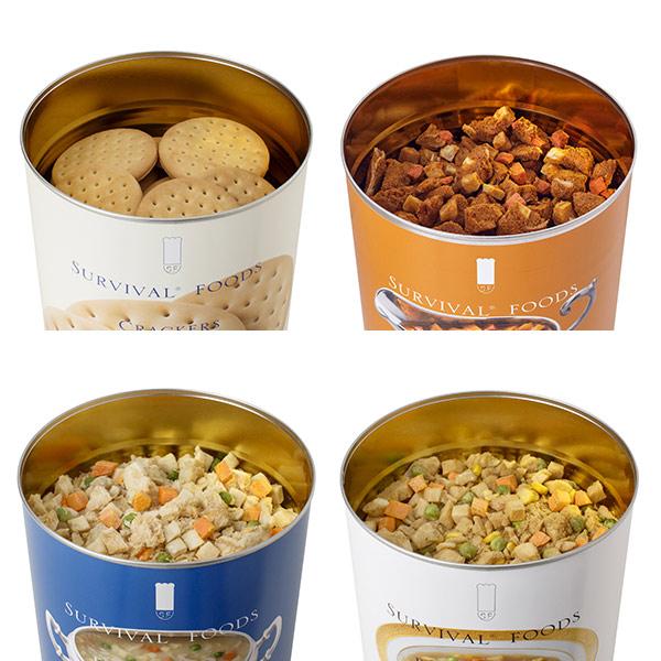 非常食セット 25年保存 サバイバルフーズ バラエティセット 大缶 6缶