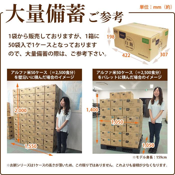 尾西食品 非常食 アルファ米 白飯 100g 白米 スタンドパック 防災