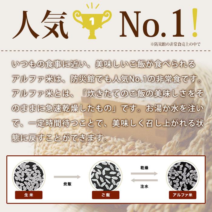 尾西食品 非常食 ご飯 5年保存 尾西の白飯 100g ×4袋セット 送料無料